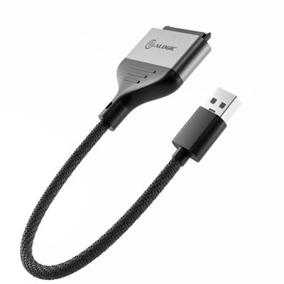 ALOGIC günstig Kaufen-ALOGIC USB 3.2 Gen 1 USB-A auf SATA Adapterkabel für 2,5-Zoll Festplatte. ALOGIC USB 3.2 Gen 1 USB-A auf SATA Adapterkabel für 2,5-Zoll Festplatte <![CDATA[• USB-Adapterkabel • Anschlüsse: USB Typ A und S-ATA • Farbe: grau, Länge: 0,20m]