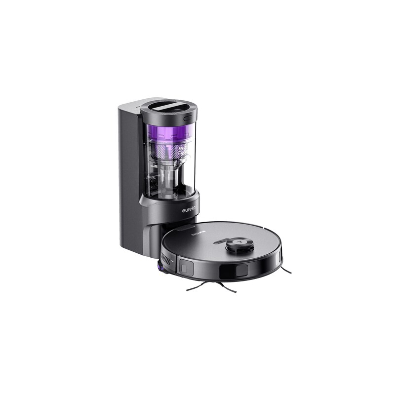 Eureka E10s Saugroboter mit Wischfunktion inkl. Basis-Station (schwarz)