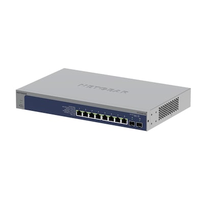 NS 10G günstig Kaufen-Netgear XS508TM 8-Port 10Gigabit Multi-Gigabit Insight Managed Switch (+2x SFP+). Netgear XS508TM 8-Port 10Gigabit Multi-Gigabit Insight Managed Switch (+2x SFP+) <![CDATA[• 8x 10 Gigabit Ethernet + 2x 10G SFP+ ports • Flexible Wandbefestigung und Rac