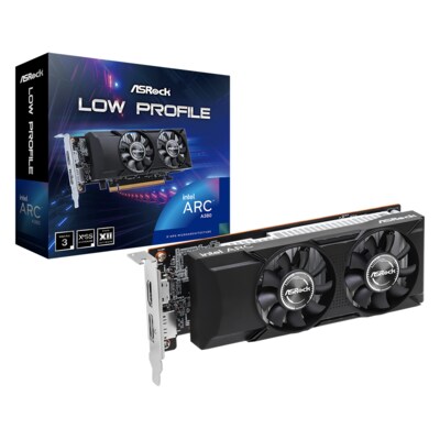 Profil 10 günstig Kaufen-ASROCK Intel Arc A380 Low Profile 6GB OC Grafikkarte 6GB GDDR6 HDMI,  DP. ASROCK Intel Arc A380 Low Profile 6GB OC Grafikkarte 6GB GDDR6 HDMI,  DP <![CDATA[• Intel Arc A380, CM-G10, ACM-G11 / Alchemist DG2-128 • 6GB GDDR6-RAM (96-bit Speicherinterface