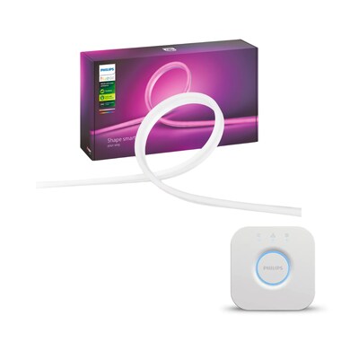 Starter 2 günstig Kaufen-Philips Hue Starter Set Lightstrip Outdoor 5m White & Col. Amb. 1600lm BT. Philips Hue Starter Set Lightstrip Outdoor 5m White & Col. Amb. 1600lm BT <![CDATA[• LED Streifen für den Außenbereich •  - Spannung: 24 V • Länge: 5m • Schutzar