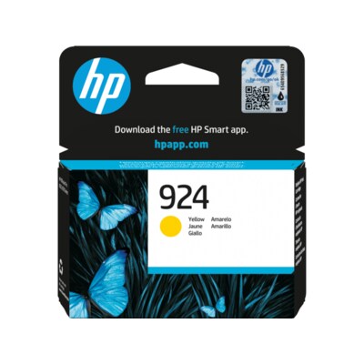 Original Tinte günstig Kaufen-HP 924 / 4K0U5NE Original Druckerpatrone Gelb Instant Ink. HP 924 / 4K0U5NE Original Druckerpatrone Gelb Instant Ink <![CDATA[• HP 924 Tintenpatrone (4K0U5NE) • Farbe: Gelb • Ergiebigkeit: Bis zu 400 Seiten • Kompatibel zu: OfficeJet Pro 8120 Seri