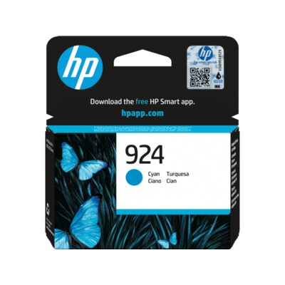 Kompatibel HP günstig Kaufen-HP 924 / 4K0U3NE Original Druckerpatrone Cyan Instant Ink. HP 924 / 4K0U3NE Original Druckerpatrone Cyan Instant Ink <![CDATA[• HP 924 Tintenpatrone (4K0U3NE) • Farbe: Cyan • Ergiebigkeit: Bis zu 400 Seiten • Kompatibel zu: OfficeJet Pro 8120 Seri