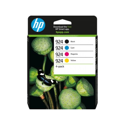 Schwarz Gelb günstig Kaufen-HP 924 / 6C3Z1NE 4er-Pack Original Druckerpatrone Schwarz/Bunt CMYK Instant Ink. HP 924 / 6C3Z1NE 4er-Pack Original Druckerpatrone Schwarz/Bunt CMYK Instant Ink <![CDATA[• HP 924 4er-Pack CMYK Tintenpatrone (6C3Z1NE) • Farbe: Schwarz, Gelb, Cyan, Mage