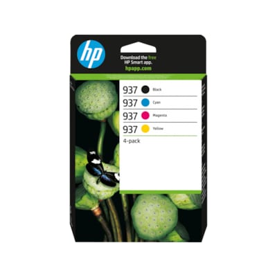 SC 4 günstig Kaufen-HP 937 / 6C400NE 4er-Pack Original Druckerpatrone Schwarz/Bunt CMYK Instant Ink. HP 937 / 6C400NE 4er-Pack Original Druckerpatrone Schwarz/Bunt CMYK Instant Ink <![CDATA[• HP 937 Tintenpatrone (6C400NE) • Farbe: Schwarz, Gelb, Cyan, Magenta • Ergieb