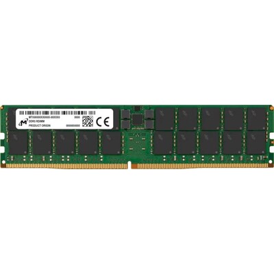 96GB (1x96GB) MICRON RDIMM DDR5-5600 CL46-45-45 reg. ECC Server Speicher