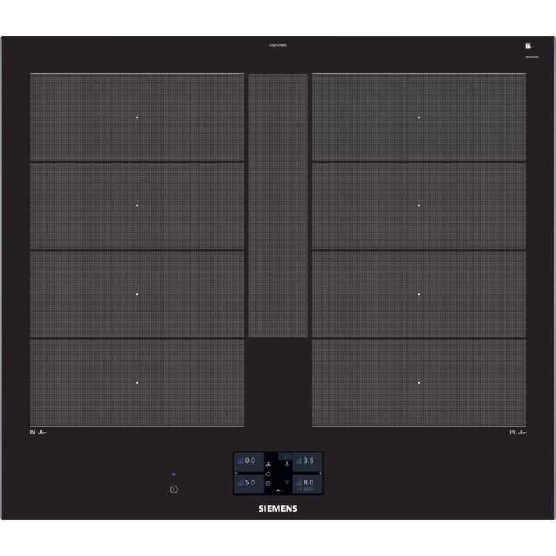 Siemens EX675JYW1E iQ700 Einbau-Induktionskochfeld autark 60cm Facetten-Design