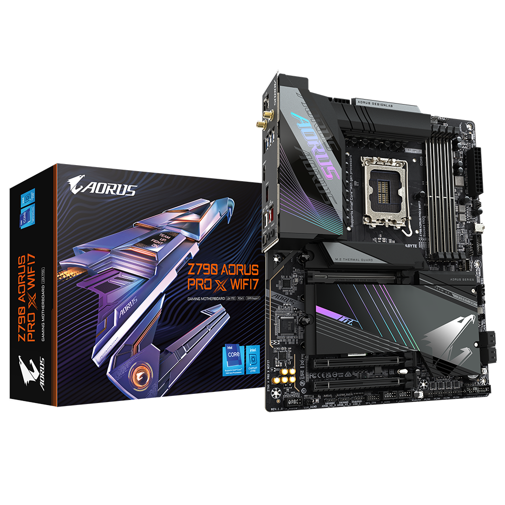 GIGABYTE Z790 AORUS PRO X ATX WIFI7 Mainboard Sockel 1700 USB-C/HDMI/USB3.2