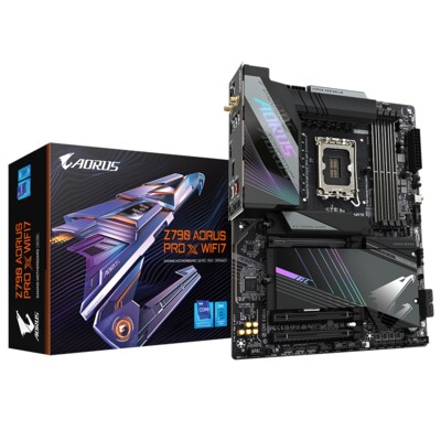 Pro WiFi günstig Kaufen-GIGABYTE Z790 AORUS PRO X ATX WIFI7 Mainboard Sockel 1700 USB-C/HDMI/USB3.2. GIGABYTE Z790 AORUS PRO X ATX WIFI7 Mainboard Sockel 1700 USB-C/HDMI/USB3.2 <![CDATA[• ATX Mainboard mit Sockel 1700 für Intel Core 14./13./12. Generation • Intel Z790-Chips