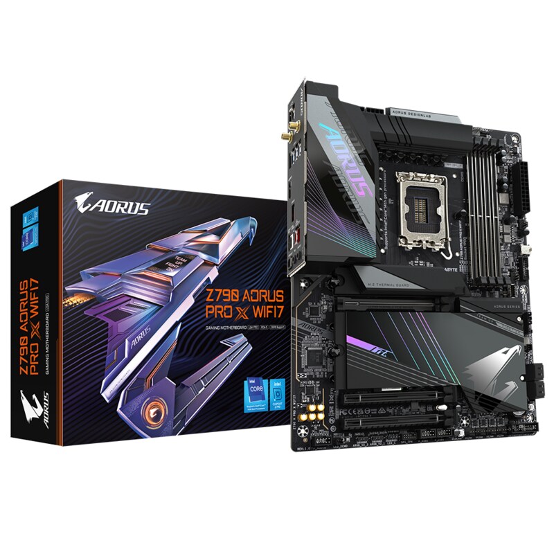 GIGABYTE Z790 AORUS PRO X ATX WIFI7 Mainboard Sockel 1700 USB-C/HDMI/USB3.2