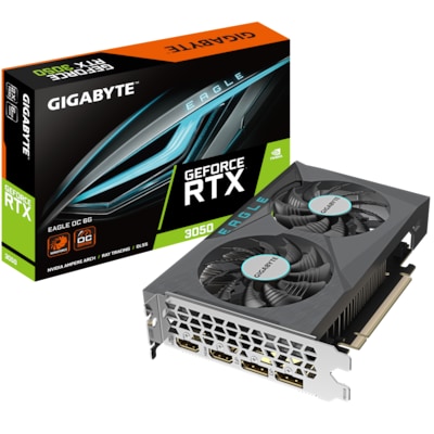 05 5 günstig Kaufen-GIGABYTE GeForce RTX 3050 Eagle OC 6GB GDDR6 Grafikkarte 2xHDMI, 2xDP. GIGABYTE GeForce RTX 3050 Eagle OC 6GB GDDR6 Grafikkarte 2xHDMI, 2xDP <![CDATA[• GeForce RTX 3050, Ampere, werksseitig übertaktet • 6GB GDDR6-RAM (96bit Speicherinterface) • Cor