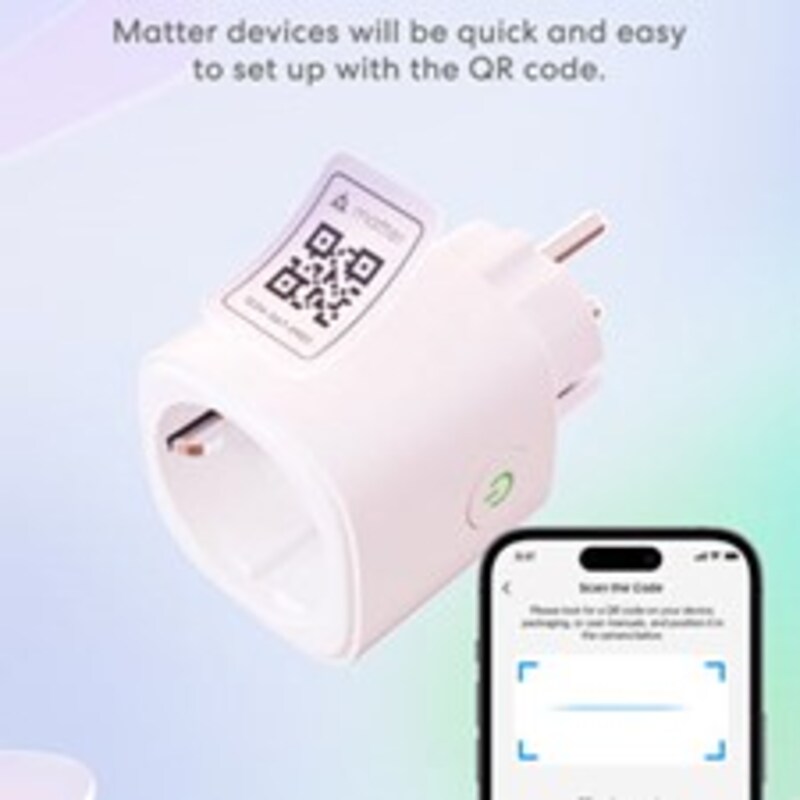 Meross Smart Wi-Fi Plug with Energy Monitor Non-HomeKit (1 Pack)