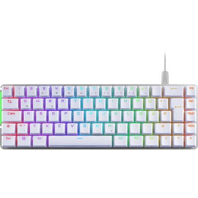 ME 10 günstig Kaufen-ASUS ROG Falchion Ace BLK RGB Gaming Tastatur weiß. ASUS ROG Falchion Ace BLK RGB Gaming Tastatur weiß <![CDATA[• Anwendungsbereich: Gaming, kein Nummernblock • Kabelgebunden (USB) • Layout: deutsch • weiß, 730g, 37,5 mm x 305 mm x 101 