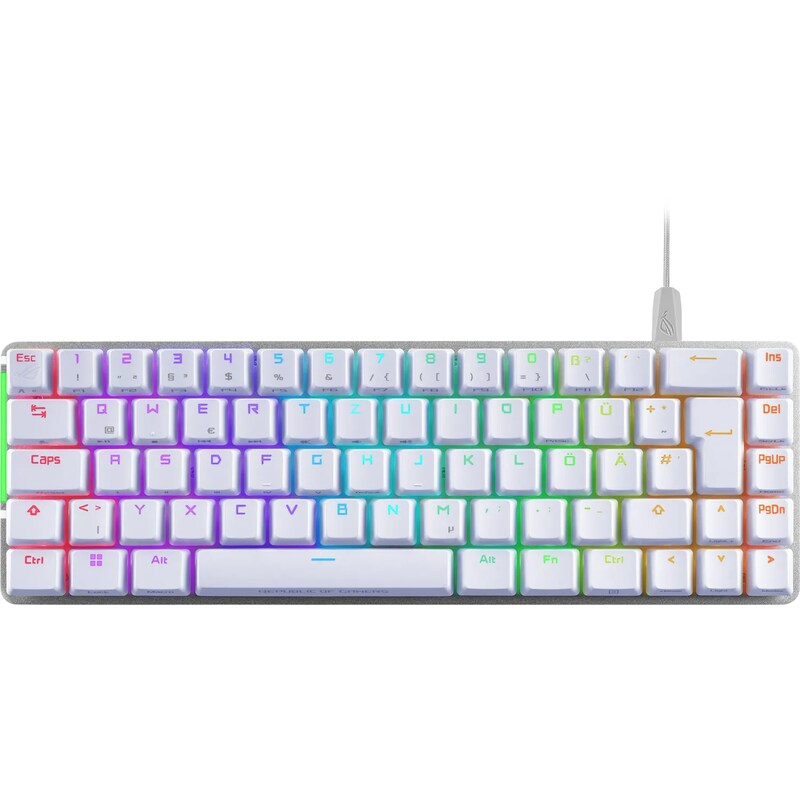 ASUS ROG Falchion Ace BLK RGB Gaming Tastatur weiß