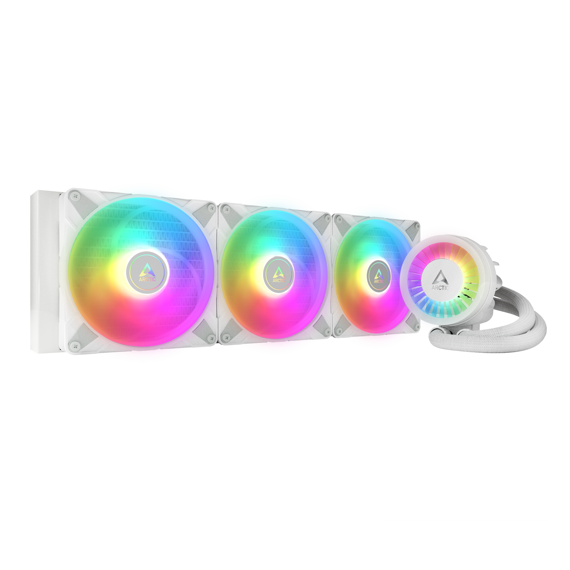 Arctic Liquid Freezer III 420 A-RGB White Komplettwasserk&uuml;hlung f&uuml;r AMD Intel