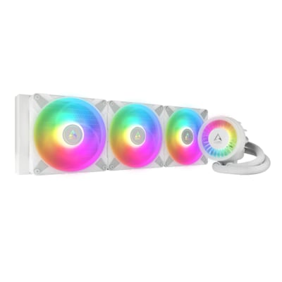 II WM günstig Kaufen-Arctic Liquid Freezer III 420 A-RGB White Komplettwasserkühlung für AMD Intel. Arctic Liquid Freezer III 420 A-RGB White Komplettwasserkühlung für AMD Intel <![CDATA[• Eigenentwickelte, PWM-kontrollierte Wasserpumpe • Wartungsfreie