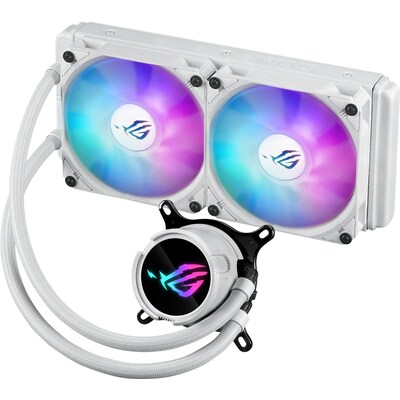 xFC;hlung günstig Kaufen-ASUS ROG Strix LC III 240 ARGB White Komplettwasserkühlung für AMD und Intel CPU. ASUS ROG Strix LC III 240 ARGB White Komplettwasserkühlung für AMD und Intel CPU <![CDATA[• Komplettwasserkühlung mit 400 mm Radiator • Intel: LGA 1