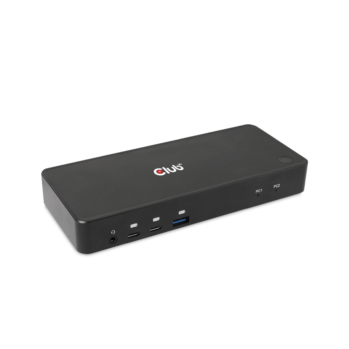 Club 3D KVM Switch/Dock DisplayPort/HDMI 4K60Hz f&uuml;r 2 USB Typ-C Eing&auml;nge