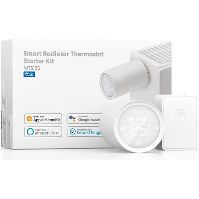 Alexa Smart  günstig Kaufen-Meross Smart Thermostat Ventil. Meross Smart Thermostat Ventil <![CDATA[• Genauigkeit: ±0,5°C • Sollwertbereich: 5~35°C • Kompatibel mit Amazon Alexa, Gogle Home und Apple HomeKit]]>. 