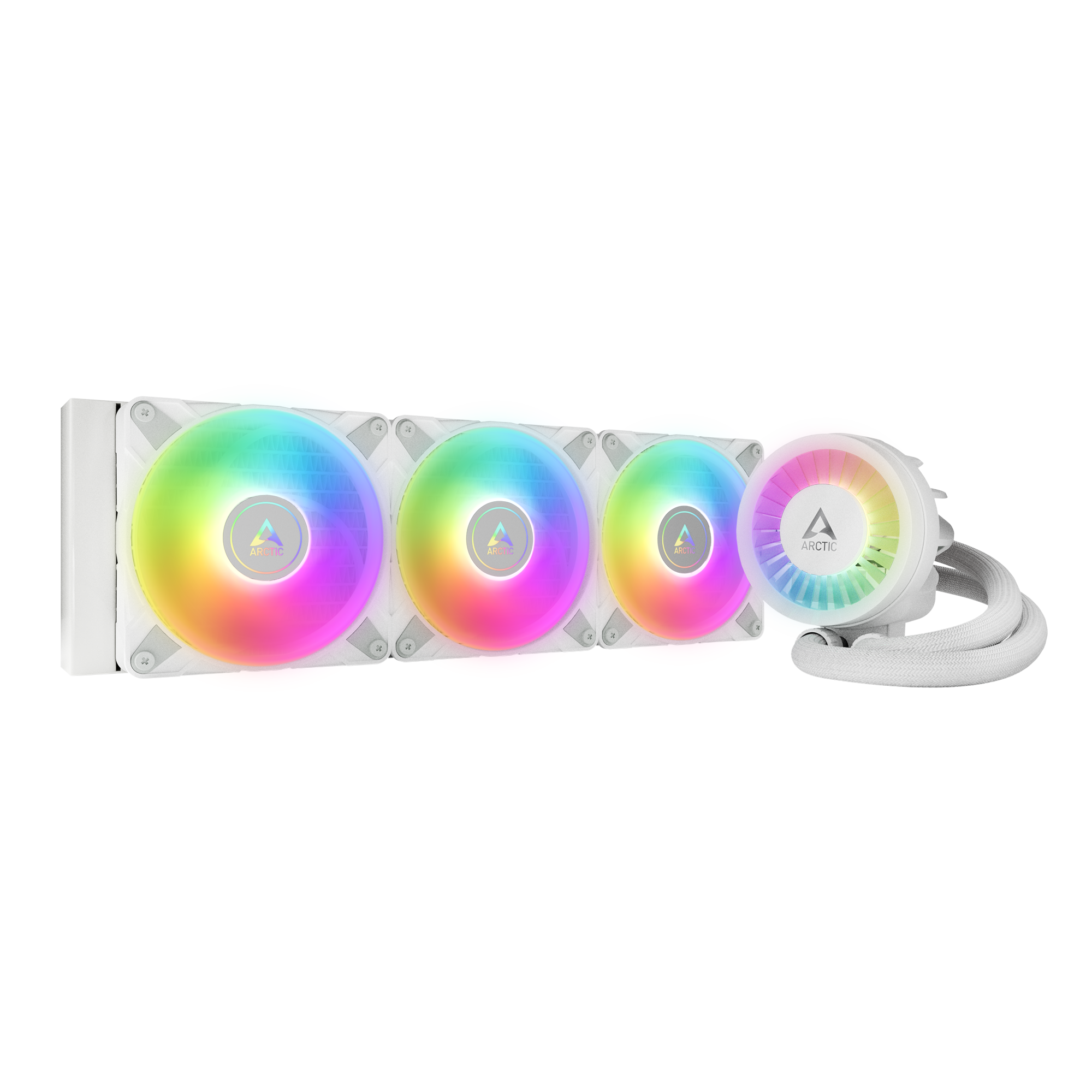 Arctic Liquid Freezer III 360 A-RGB White Komplettwasserk&uuml;hlung f&uuml;r AMD Intel