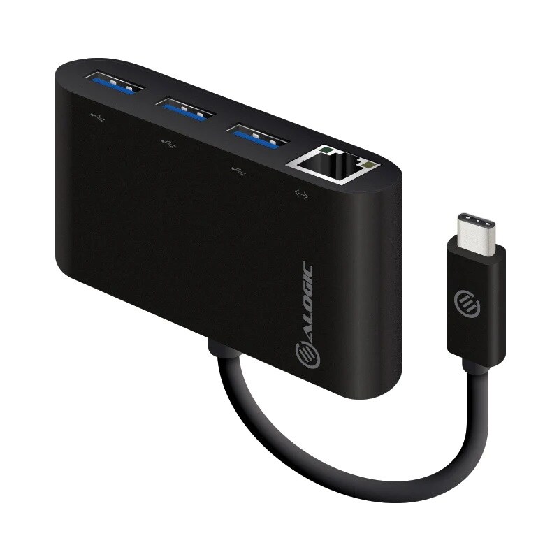 ALOGIC USB-C to Gigabit Ethernet &amp;amp; USB 3. 0 SuperSpeed 3 Port USB