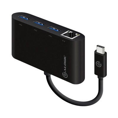 ALOGIC USB-C to Gigabit Ethernet & USB 3. 0 SuperSpeed 3 Port USB