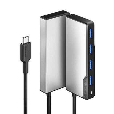 Image of ALOGIC USB-C Fusion SWIFT 4-in-1 Hub Space Grey