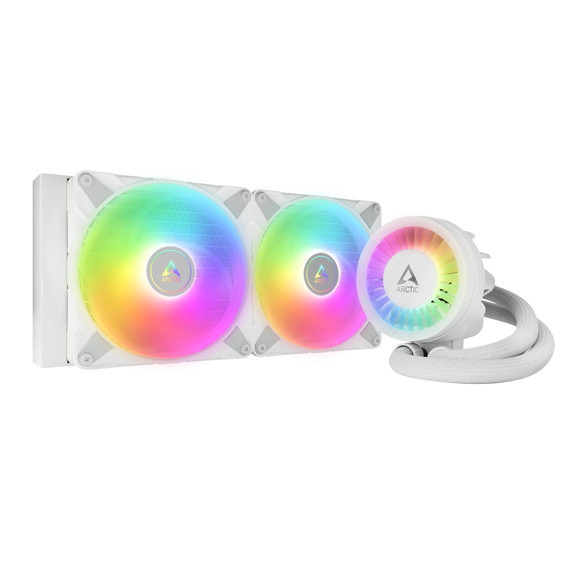 Arctic Liquid Freezer III 280 A-RGB White Komplettwasserk&uuml;hlung f&uuml;r AMD Intel