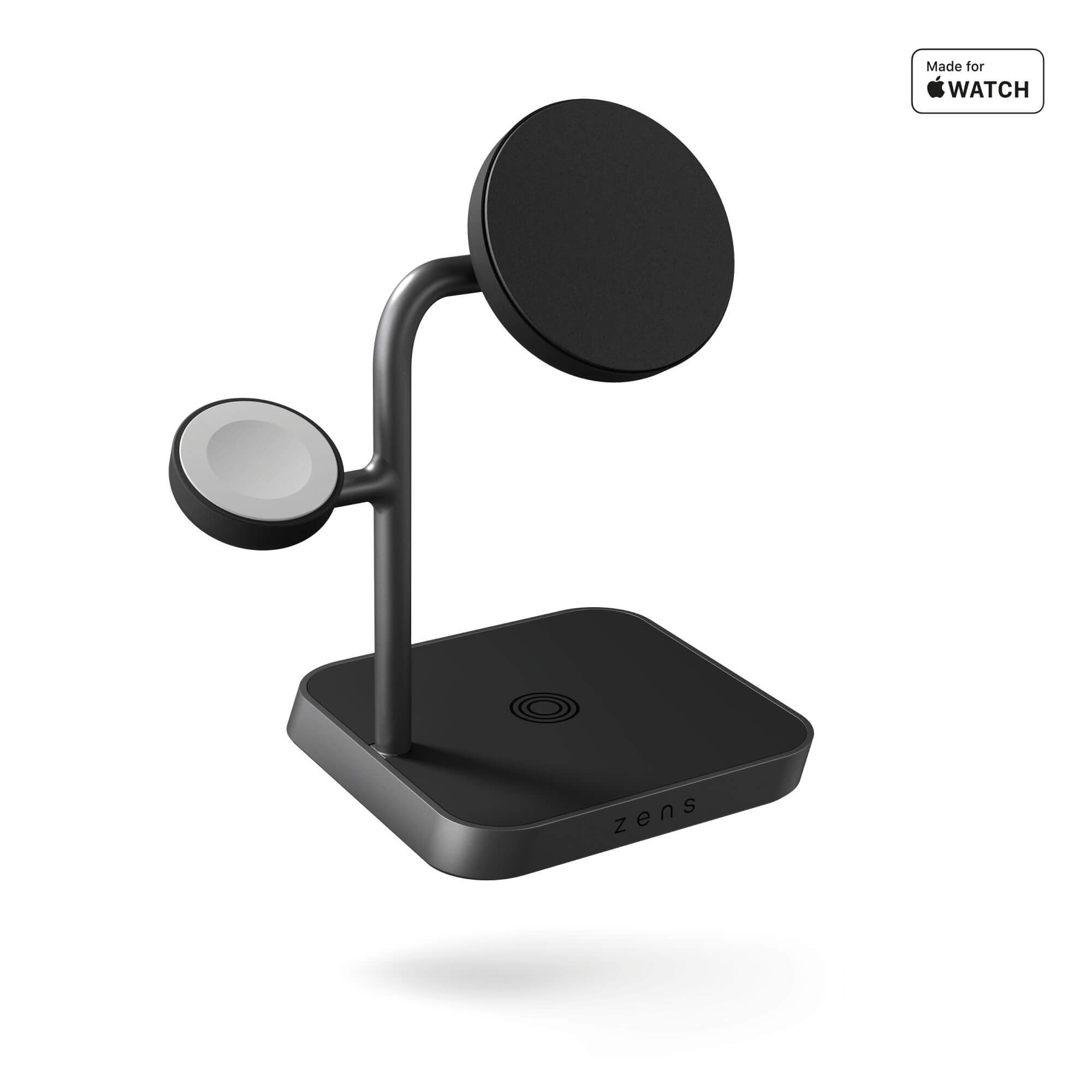 Zens Aluminium Series 3 in 1 Magnetic Wireless Office Charger Pro 3 - schwarz