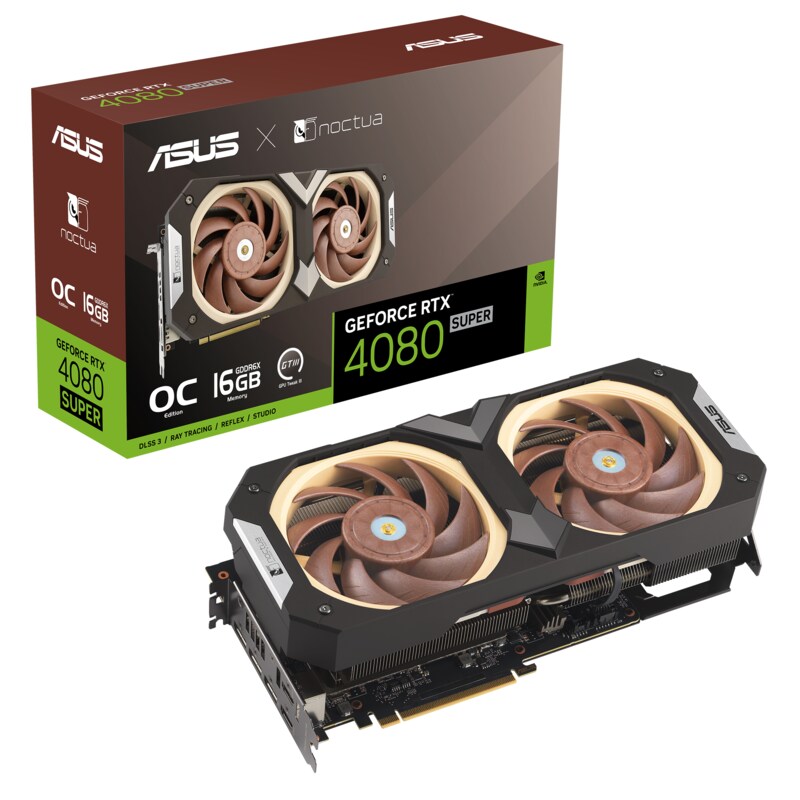 ASUS GeForce RTX4080 Super Noctua OC 16GB Grafikkarte