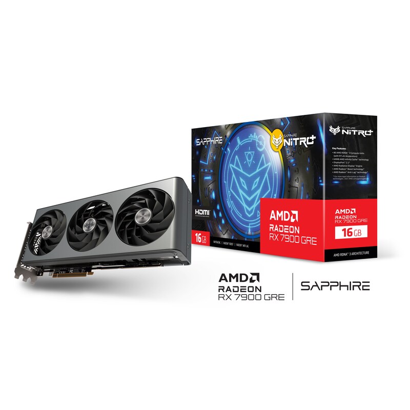 SAPPHIRE NITRO+ AMD Radeon™ RX 7900 GRE 16GB OC AMD RDNA™ 3 architecture