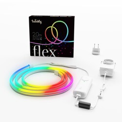 twinkly Smarte, flexibler LED Schlauch FLEX mit RGB LED , 2 Meter, wei&szlig;, WiFi