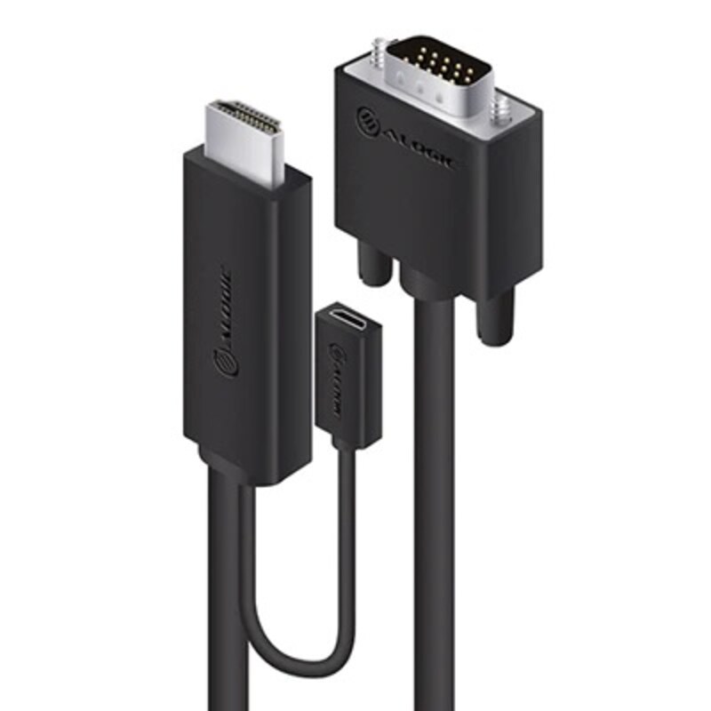 ALOGIC HDMI / VGA Kabel mit USB Power 2m