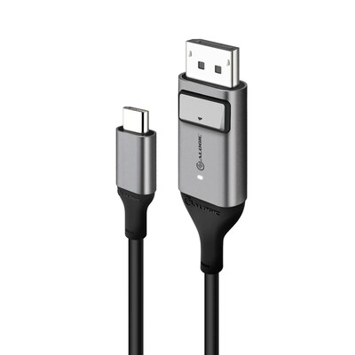 GE DP günstig Kaufen-ALOGIC Ultra USB-C (Male) / DP (Male) Kabel 4K@60Hz  2m. ALOGIC Ultra USB-C (Male) / DP (Male) Kabel 4K@60Hz  2m <![CDATA[• Adapter-Adapter • Anschlüsse: DP und USB Typ C • Farbe: schwarz, Länge: 2,0m • passend für: Audio/Video • Farbe: Schwa