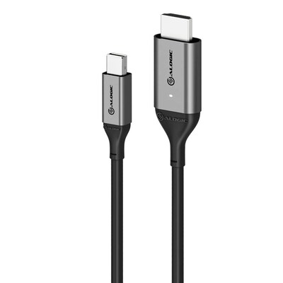 4K Mini günstig Kaufen-ALOGIC Ultra Mini DisplayPort 1.4 / HDMI 2.0 Kabel 4K60Hz 2m. ALOGIC Ultra Mini DisplayPort 1.4 / HDMI 2.0 Kabel 4K60Hz 2m <![CDATA[• Adapter-Adapter • Anschlüsse: DP und HDMI-Stecker • Farbe: schwarz, Länge: 2,0m • passend für: Audio/Video •