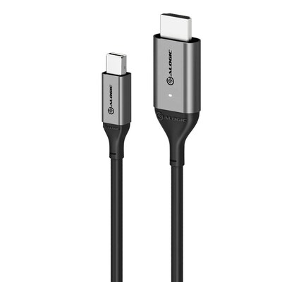 Schwarz Mini günstig Kaufen-ALOGIC Ultra Mini DisplayPort 1.4 / HDMI 2.0 Kabel 4K60Hz 2m. ALOGIC Ultra Mini DisplayPort 1.4 / HDMI 2.0 Kabel 4K60Hz 2m <![CDATA[• Adapter-Adapter • Anschlüsse: DP und HDMI-Stecker • Farbe: schwarz, Länge: 2,0m • passend für: Audio/Video •