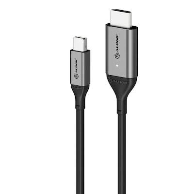 HDMI DisplayPort günstig Kaufen-ALOGIC Ultra Mini DisplayPort 1.4 / HDMI 2.0 Kabel 4K60Hz 2m. ALOGIC Ultra Mini DisplayPort 1.4 / HDMI 2.0 Kabel 4K60Hz 2m <![CDATA[• Adapter-Adapter • Anschlüsse: DP und HDMI-Stecker • Farbe: schwarz, Länge: 2,0m • passend für: Audio/Video •