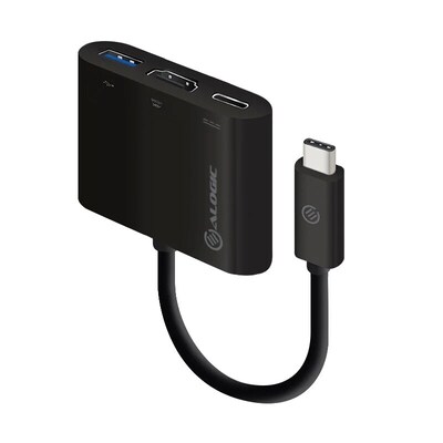 Schwarz passend  günstig Kaufen-ALOGIC USB-C/HDMI/USB 3.0/PD 60W Adapter. ALOGIC USB-C/HDMI/USB 3.0/PD 60W Adapter <![CDATA[• Adapter-Adapter • Anschlüsse: USB Typ C und HDMI-Stecker • Farbe: schwarz, Länge: 0,1m • passend für: Audio/Video • Farbe: Schwarz]]>. 