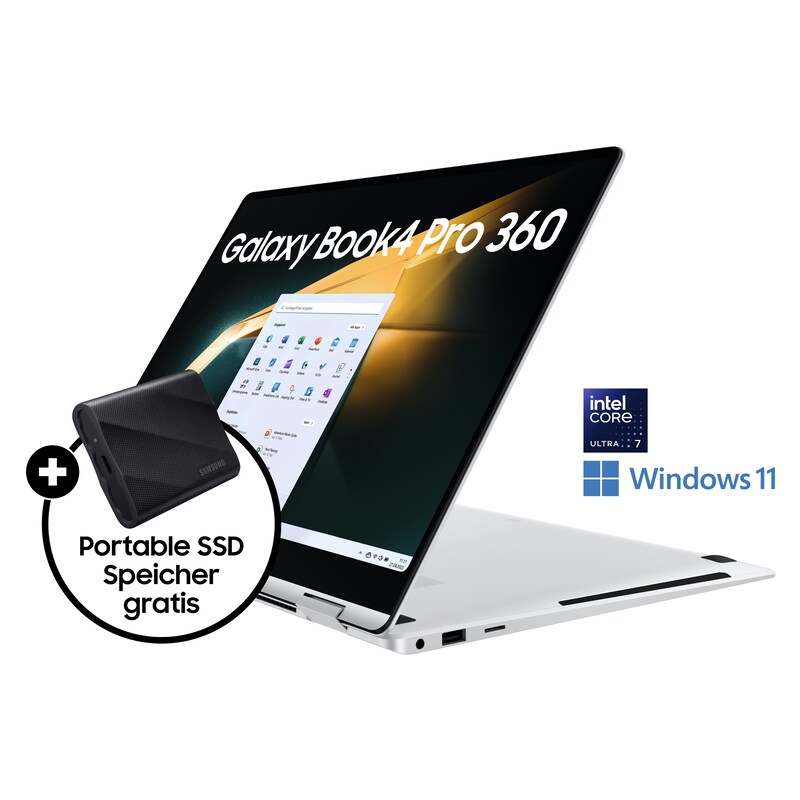 SAMSUNG Galaxy Book4 Pro 360 16"WQXGA+ Ultra 7 155H 32GB/1TB SSD Win11
