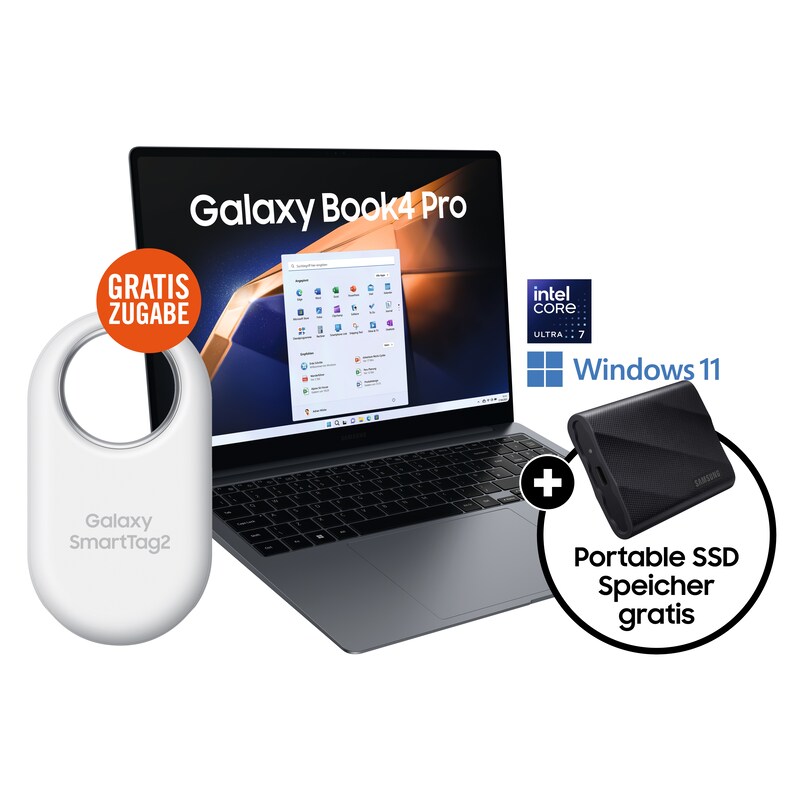 SAMSUNG Galaxy Book4 Ultra 16" Ultra 7 155H 16/512GB SSD Win11 +SmartTag 2