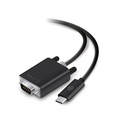 KAbel günstig Kaufen-ALOGIC USB-C zu VGA Kabel-M/M 2m. ALOGIC USB-C zu VGA Kabel-M/M 2m <![CDATA[• Adapter-Adapter • Anschlüsse: USB Typ C und VGA 15 Pin • Farbe: schwarz, Länge: 2,0m • passend für: Audio/Video • Farbe: Schwarz]]>. 