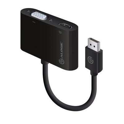 Display Port günstig Kaufen-ALOGIC 2-in-1 DisplayPort to HDMI VGA Adapter. ALOGIC 2-in-1 DisplayPort to HDMI VGA Adapter <![CDATA[• Adapter-Adapter • Anschlüsse: DP und HDMI/VGA • Farbe: schwarz • passend für: Audio/Video • Farbe: Schwarz]]>. 