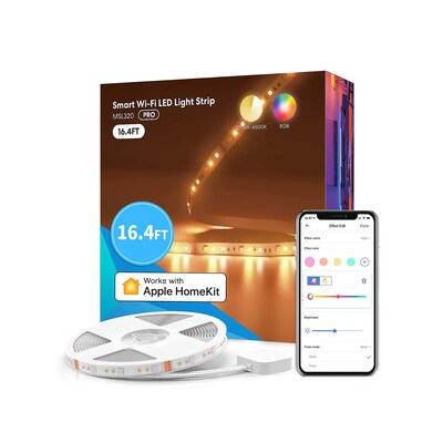 Meter günstig Kaufen-Meross Smart Wi-Fi LED Strip 5 meter. Meross Smart Wi-Fi LED Strip 5 meter <![CDATA[• 5 Meter Lichtleiste • Viele Farben & Dimmbar • Sprachsteuerung • Steuerbar via Meross-App • Timer]]>. 