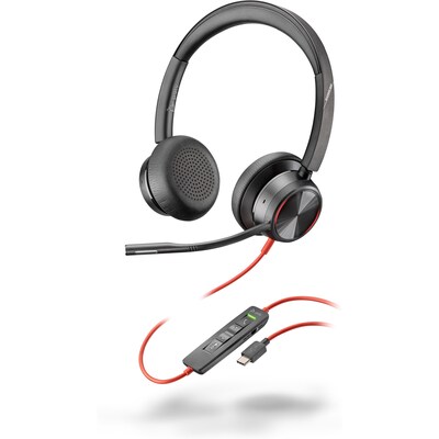 Stereo USB günstig Kaufen-Poly Blackwire 8225 USB-C Stereo-Headset + USB-C/A-Adapter, ANC. Poly Blackwire 8225 USB-C Stereo-Headset + USB-C/A-Adapter, ANC <![CDATA[• Geräusch- und Echoreduzierung, Dynamic EQ-optimiert • UC-zertifiziert + Zwei LED-Anzeigen am Lautsprecher im A