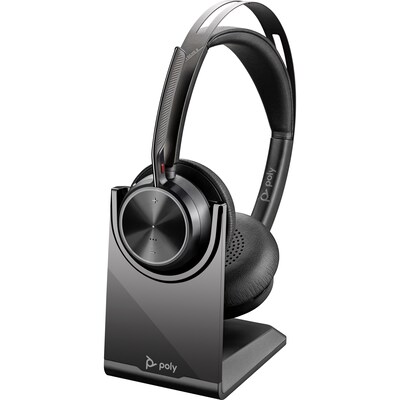 Be Hen günstig Kaufen-Poly Voyager Focus 2 UC Headset + USB-A-an-USB-C-Kabel + Ladestation (Retail). Poly Voyager Focus 2 UC Headset + USB-A-an-USB-C-Kabel + Ladestation (Retail) <![CDATA[• Bis zu 25 Stunden Gesprächszeit • Geräuschreduzierung bei ausgehender Sprachausga