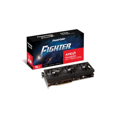 Radeon RX günstig Kaufen-POWERCOLOR AMD Radeon RX 7900 GRE Fighter OC 16GB GDDR6 Grafikkarte HDMI/xDP. POWERCOLOR AMD Radeon RX 7900 GRE Fighter OC 16GB GDDR6 Grafikkarte HDMI/xDP <![CDATA[• AMD Radeon RX 7900 GRE, RDNA 3, PCI Express 4.0 • 16GB GDDR6-RAM (256bit Speicherinte