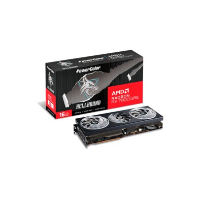 EL 5 günstig Kaufen-POWERCOLOR AMD Radeon RX 7900 GRE Hellhound OC 16GB GDDR6 Grafikkarte HDMI/xDP. POWERCOLOR AMD Radeon RX 7900 GRE Hellhound OC 16GB GDDR6 Grafikkarte HDMI/xDP <![CDATA[• AMD Radeon RX 7900 GRE, RDNA 3, PCI Express 4.0 • 16GB GDDR6-RAM (256bit Speicher