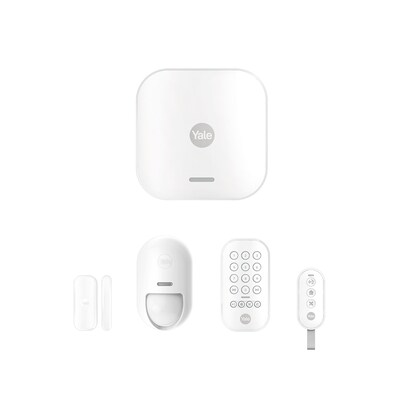 Smart günstig Kaufen-Yale Smart Alarm Starter Kit. Yale Smart Alarm Starter Kit <![CDATA[• Inkl. Zentrale, Bewegungssensor, Türsensor, Keypad & Fernbedienung • Steuerung von 4 Zonen • Backup Modul für 12 Stunden Überbrückung • Integrierte Sirene mit 100 db • Auf