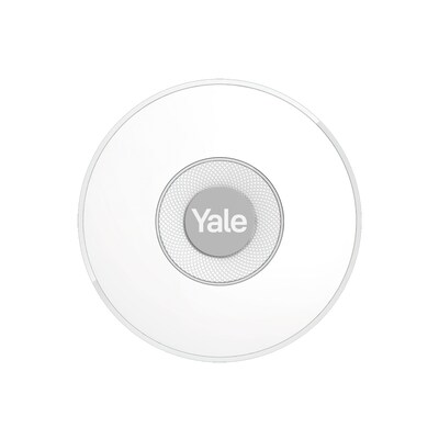 Alarm LED günstig Kaufen-Yale Smart Alarm Indoor Siren - Sirene Innen. Yale Smart Alarm Indoor Siren - Sirene Innen <![CDATA[• Horizon+ Technologie: RF mit großer Reichweite (1 km) • Zwei-Wege-Funkkommunikation bei 868Mhz • Wird durch Sicherheitsereignisse ausgelöst, LED 