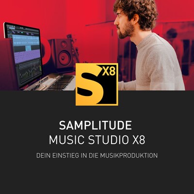 Music Studio günstig Kaufen-Magix SAMPLITUDE Music Studio X8 Download Code. Magix SAMPLITUDE Music Studio X8 Download Code <![CDATA[• Basislizenz als Vollversion, Laufzeit: Unbegrenzt • Bezugsberechtigung: Keine Einschränkung, Medium: Link/Key per E-Mail • max. Anzahl der Nut
